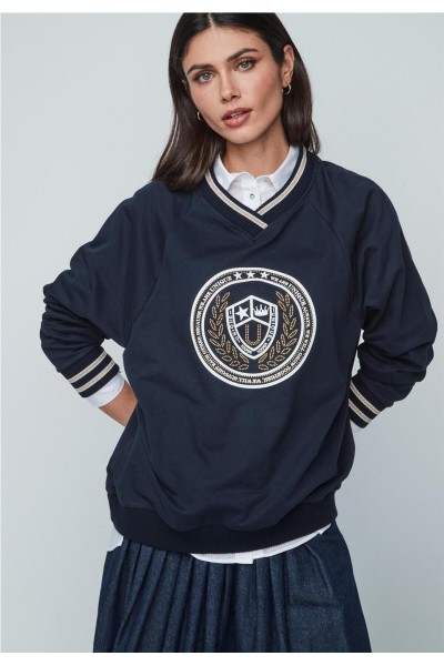 Sudadera Unique Unlimited Becky azul marino
