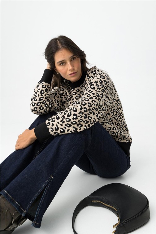 Jersey Tiffosi estampado animal
