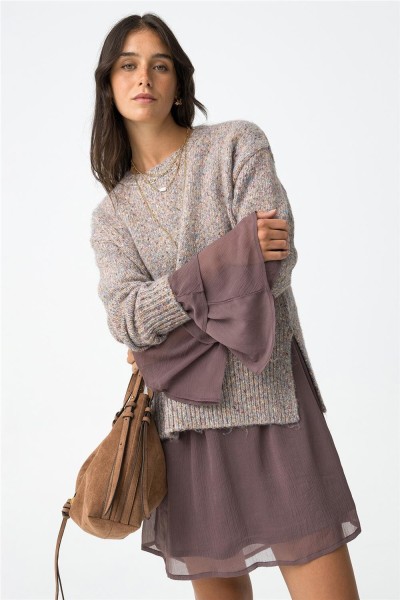 Jersey Tiffosi de punto de colores con lana