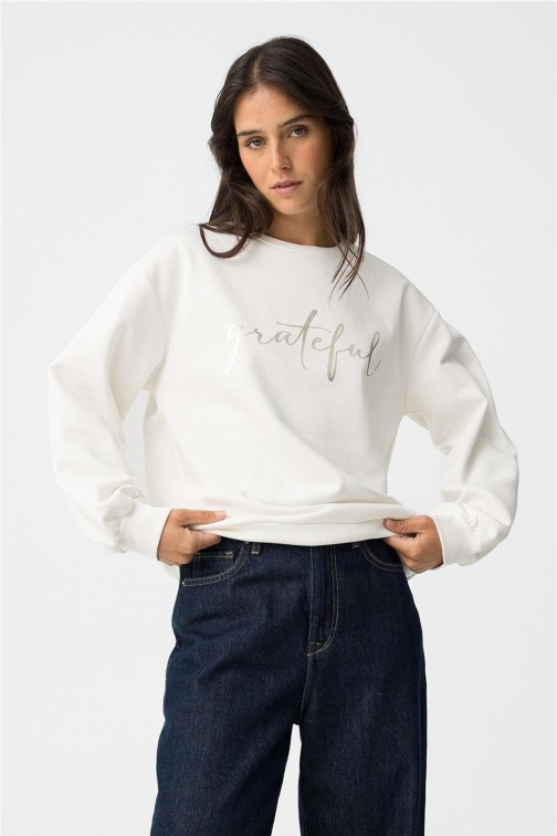 Sudadera Tiffosi Mensaje metálico