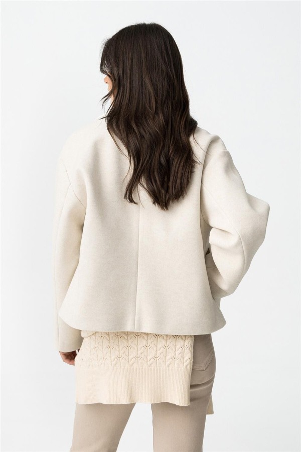 Abrigo Tiffosi relaxed con doble cruce