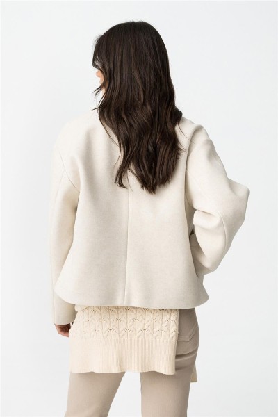 Abrigo Tiffosi relaxed con doble cruce