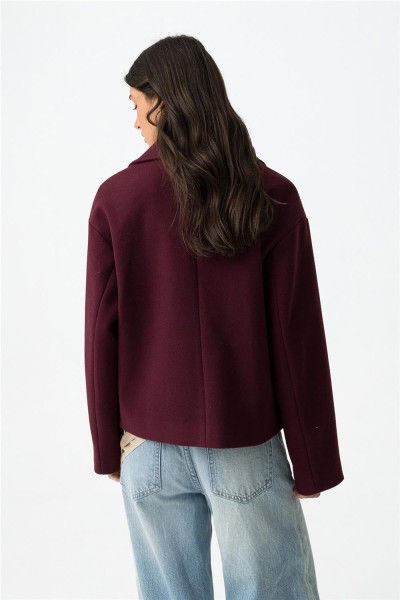 Abrigo Tiffosi relaxed con doble cruce