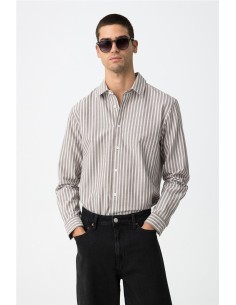 Camisa Tiffosi de algodón a rayas