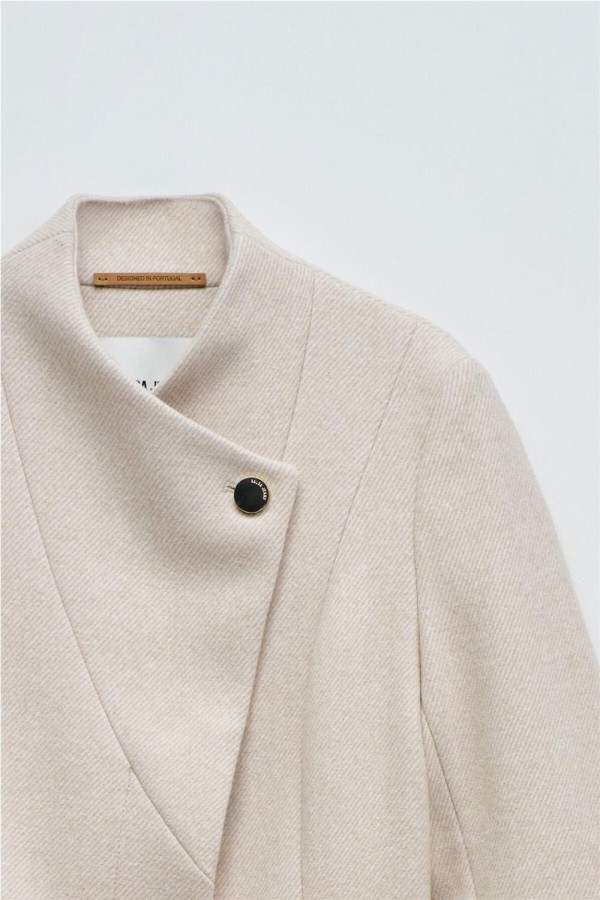 Abrigo Salsa de paño grace largo con...