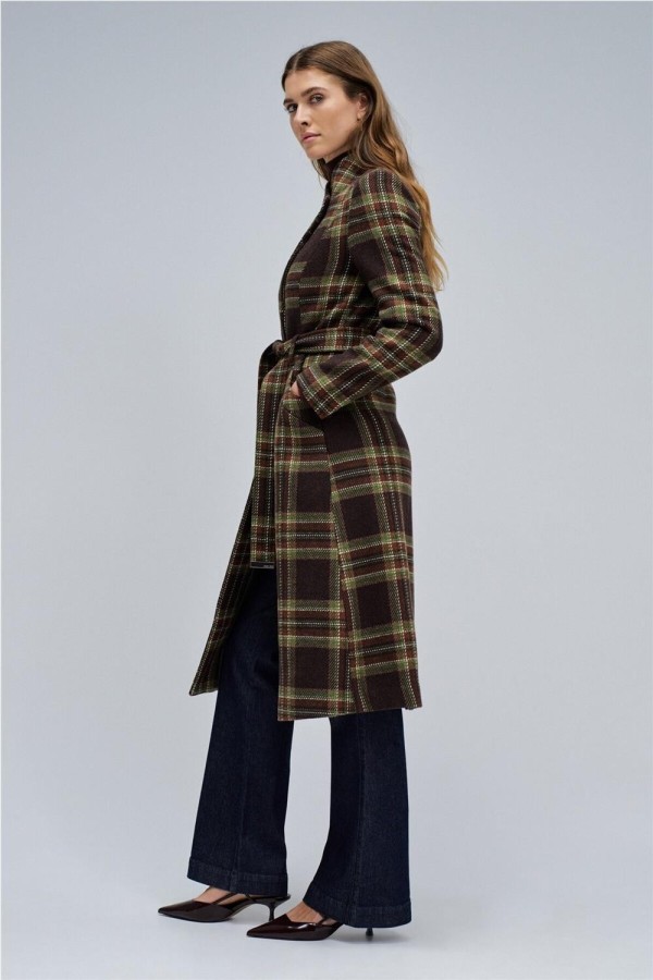 Abrigo Salsa de paño grace largo con...