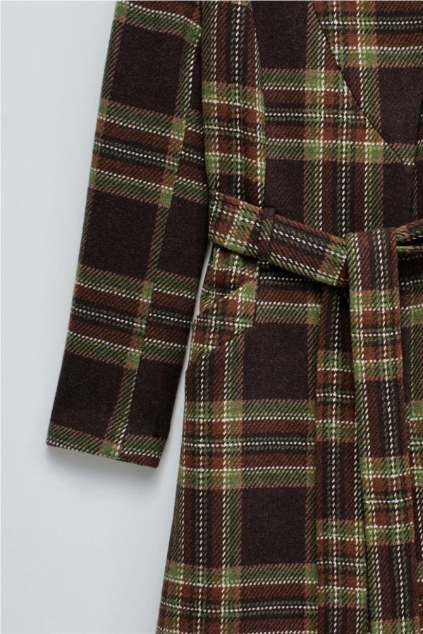 Abrigo Salsa de paño grace largo con...