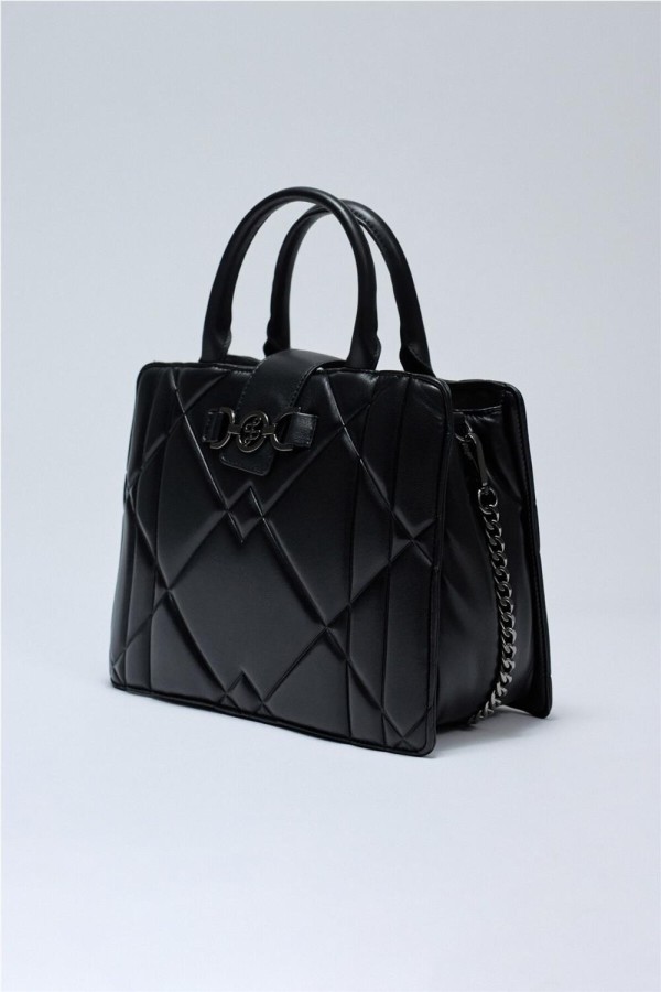 Bolso Salsa tote acolchado efecto piel