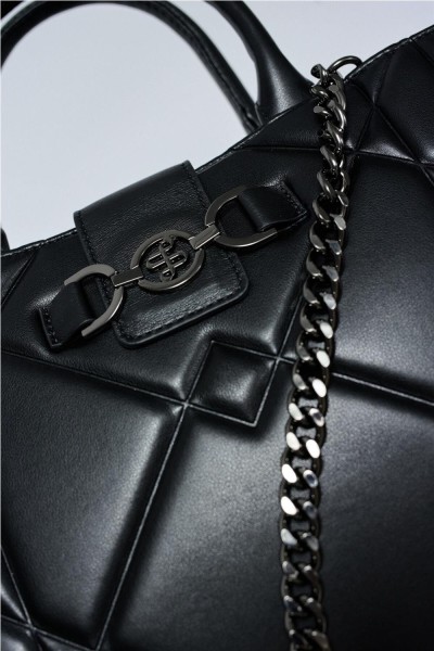 Bolso Salsa tote acolchado efecto piel