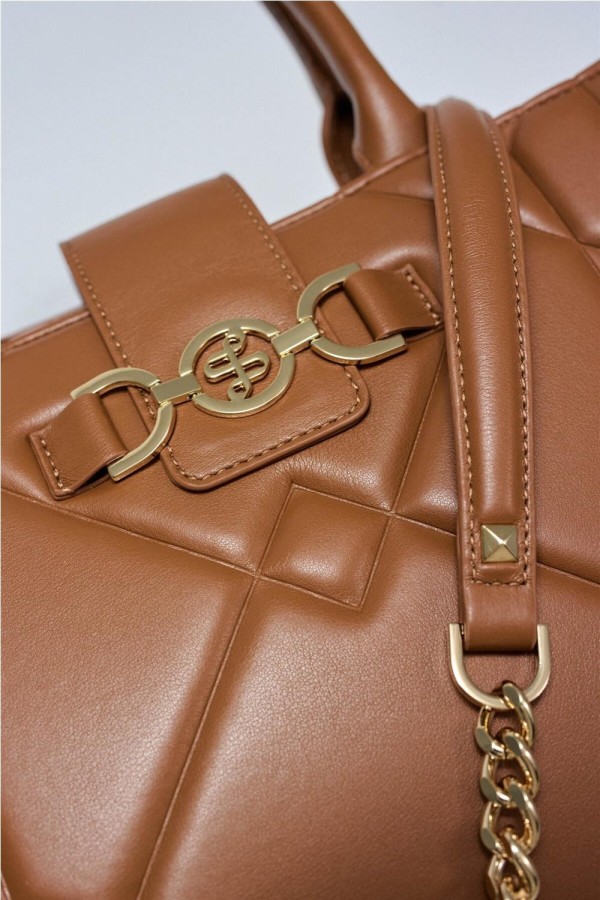 Bolso Salsa tote acolchado efecto piel