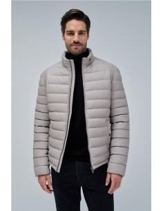 Chaqueta Salsa acolchada efecto piel