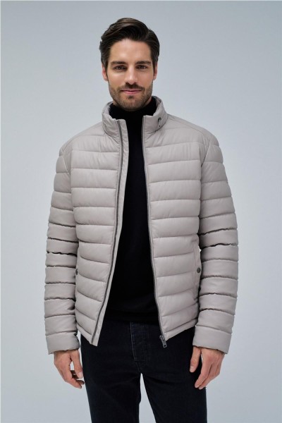 Chaqueta Salsa acolchada efecto piel