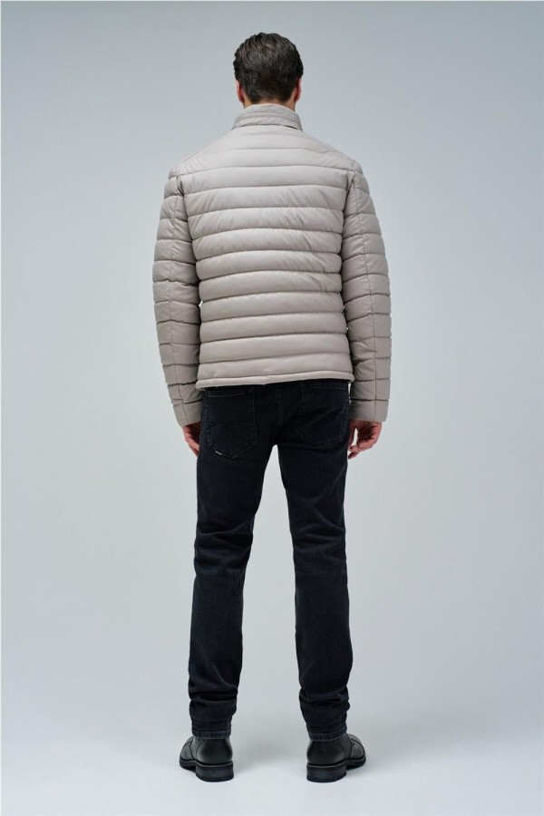 Chaqueta Salsa acolchada efecto piel