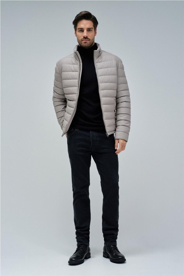 Chaqueta Salsa acolchada efecto piel