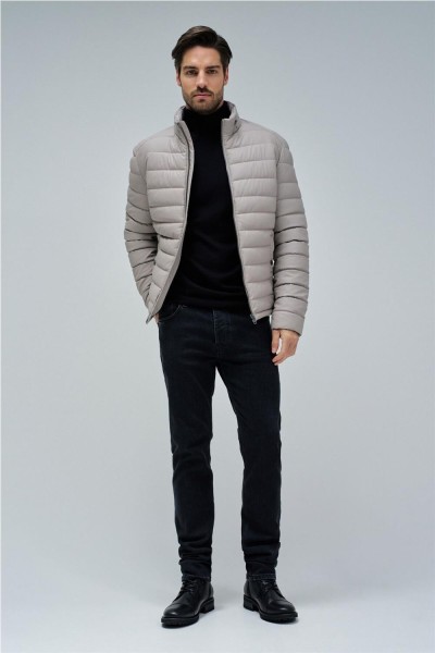 Chaqueta Salsa acolchada efecto piel