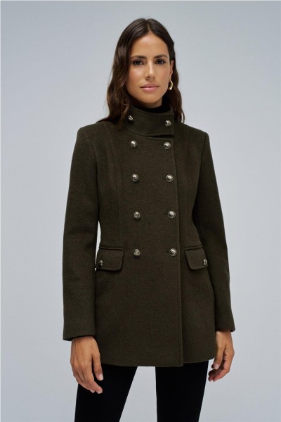 Abrigo Salsa de paño corto