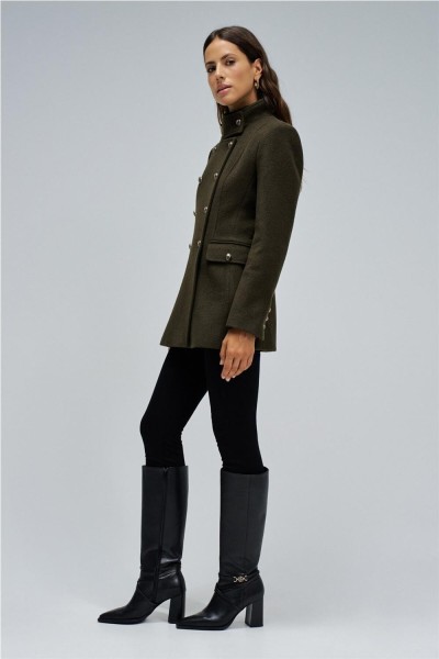 Abrigo Salsa de paño corto