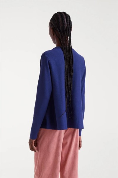 Cárdigan Compañía Fantástica evasé navy blue
