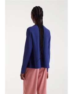 Cárdigan Compañía Fantástica navy blue y rosa 2