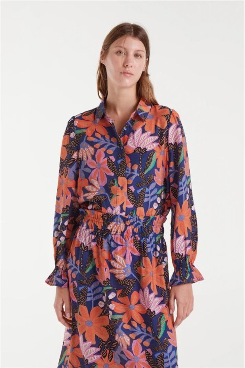 Camisa Compañía Fantástica con estampado Tigerlily