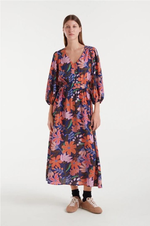 Vestido Compañía Fantástica estampado Tigerlily
