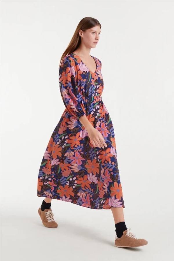 Vestido Compañía Fantástica estampado... Vestido Compañía Fantástica estampado...