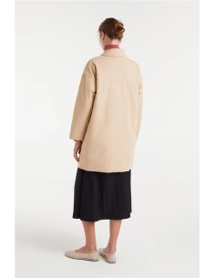 Abrigo Compañía Fantástica midi beige 2