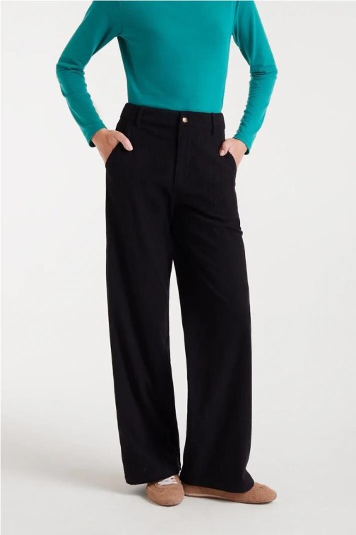 Pantalón Compañía Fantástica de pana negro
