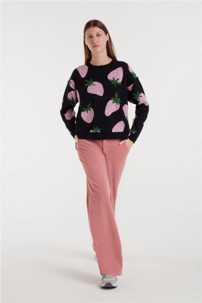 Pantalón Compañía Fantástica de pana rosa