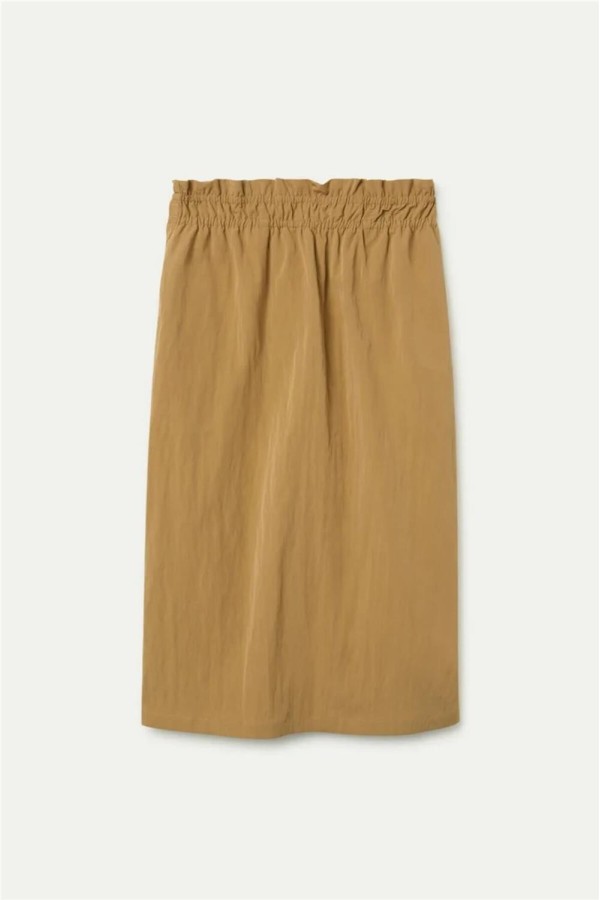 Falda Compañía Fantástica midi camel Falda Compañía Fantástica midi camel