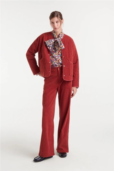 Camisa Compañía Fantástica lazada de estampado Hampton Small