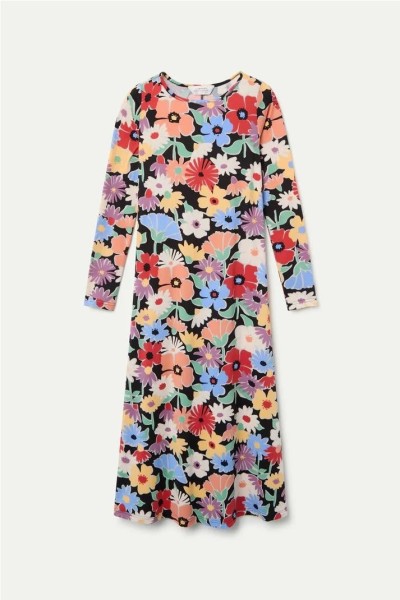 Vestido midi con estampado Hampton Big