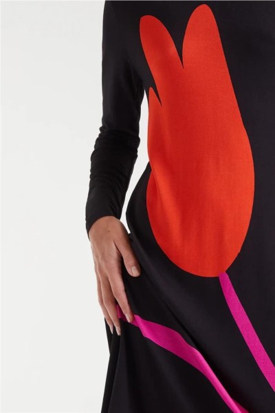 Vestido largo Compañía Fantástica de estampado BigTulip