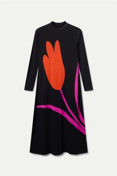 Vestido largo Compañía Fantástica de estampado BigTulip