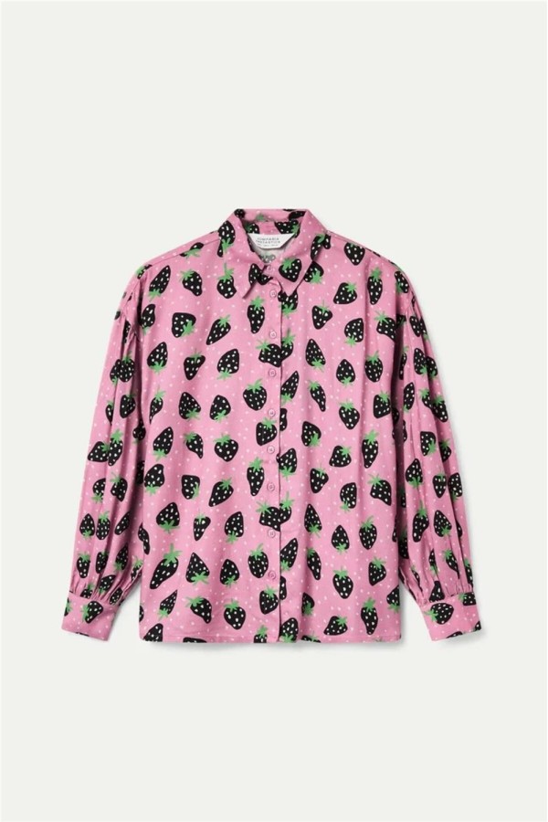 Camisa Compañía Fantástica estampado...