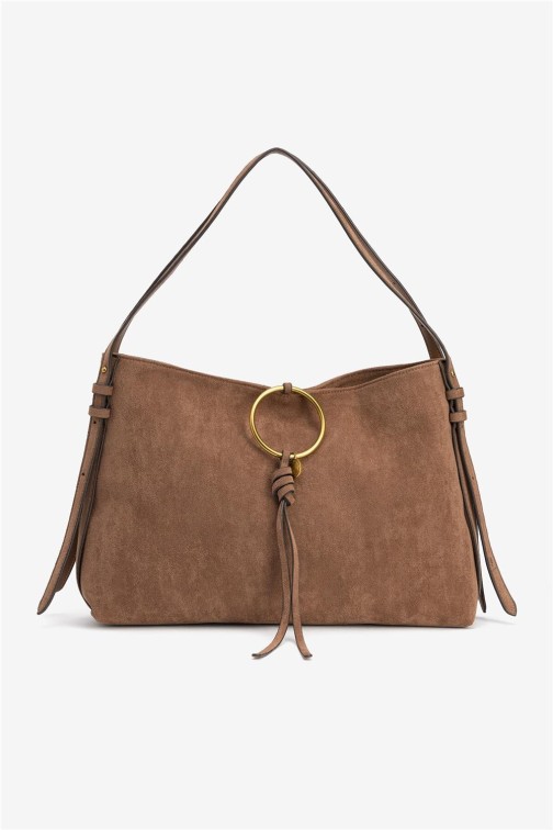 Bolso de hombro Tiffosi Zelia A con colgante