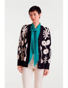 Chaqueta Compañía Fantástica jacquard estampado Tofu