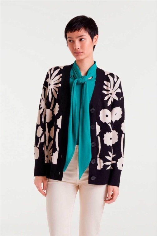 Chaqueta Compañía Fantástica jacquard estampado Tofu