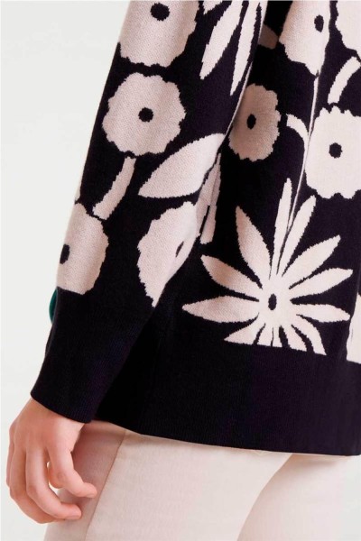 Chaqueta Compañía Fantástica jacquard estampado Tofu