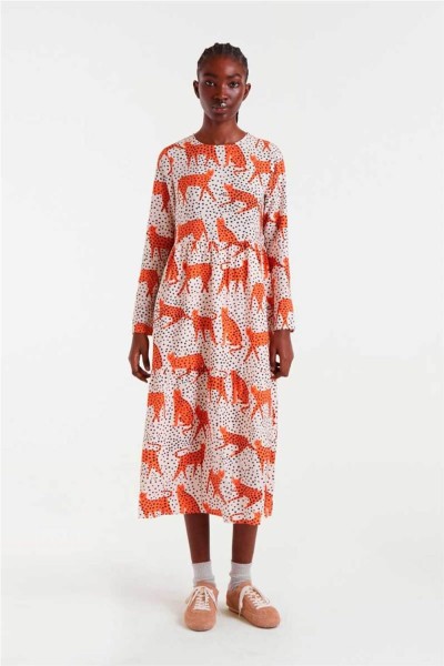 Vestido Compañía Fantástica estampado Tano