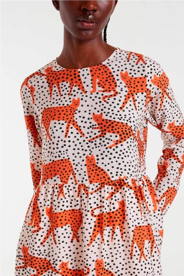 Vestido Compañía Fantástica estampado...