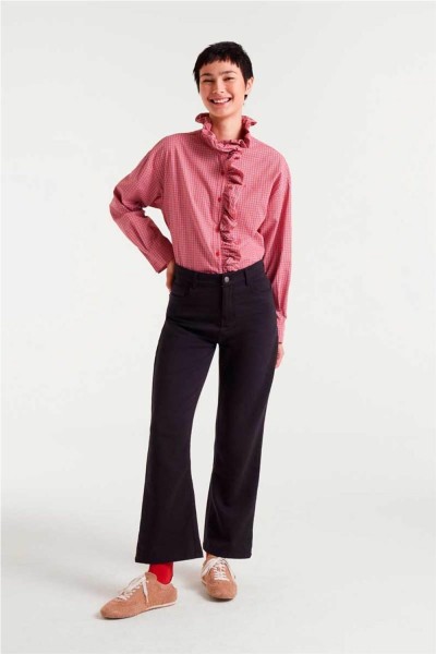 Camisa Compañía Fantástica estampado cuadro vichy