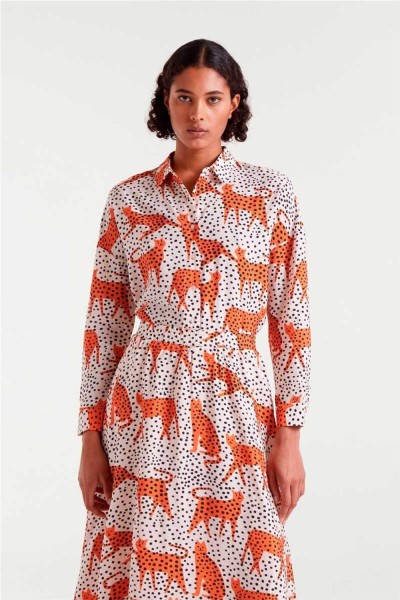 Camisa Compañía Fantástica estampado Tano