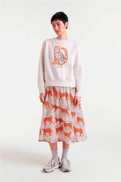 Sudadera Compañía Fantástica estampado Cat Lover