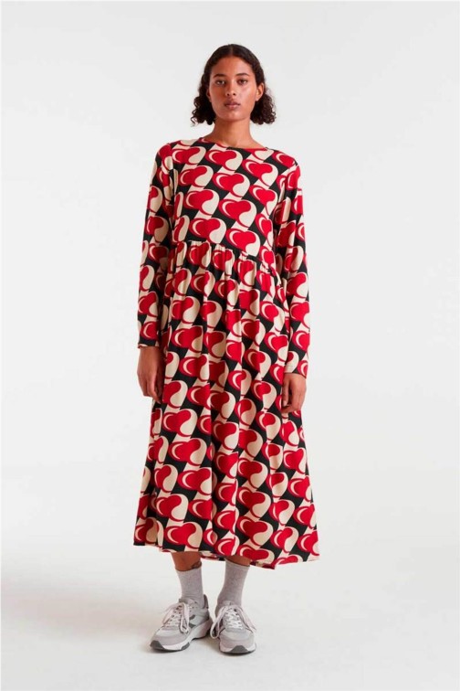 Vestido Compañía Fantástica estampado Heart Attack
