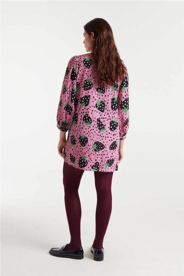 Vestido Compañía Fantástica estampado Morango Big 2