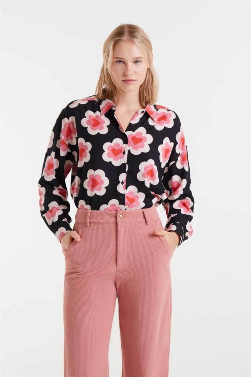 Camisa Compañía Fantástica estampado Sweetheart