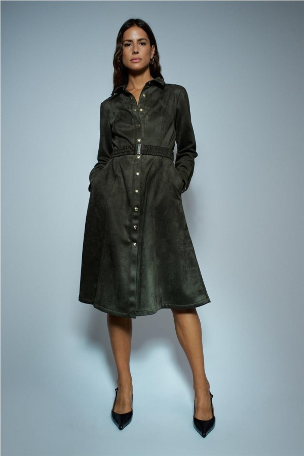 Vestido Salsa midi en ante