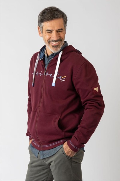 Sudadera Privata cremallera con logo