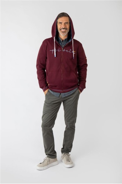 Sudadera Privata cremallera con logo